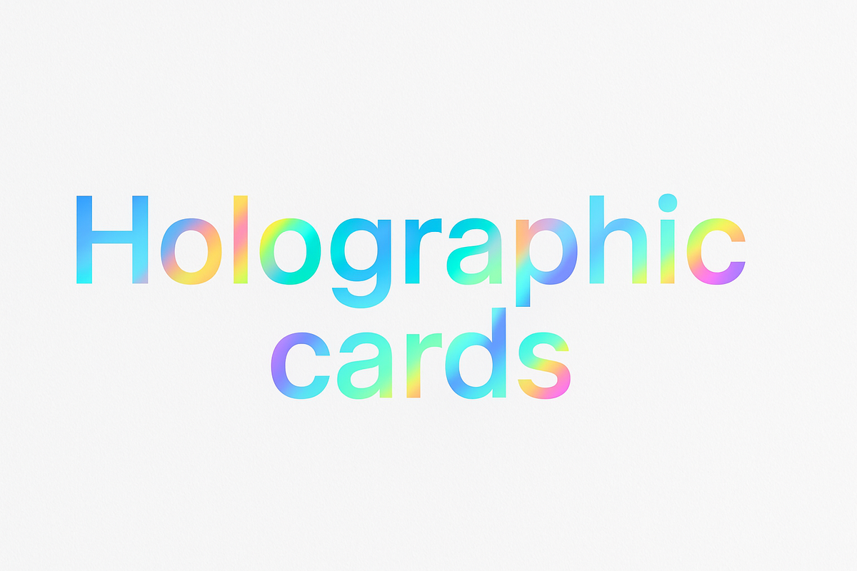 Holographic Cards!